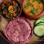 Amaranth leaves flatbread