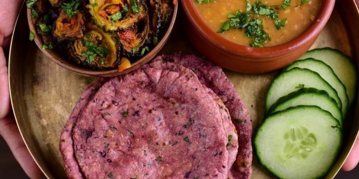 Amaranth leaves flatbread